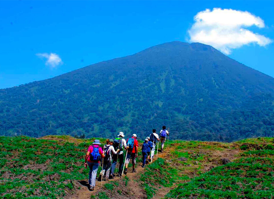 Hiking Mount Karisimbi Volcano