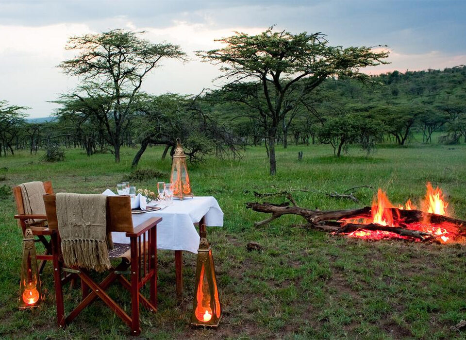 Bush dining Experience in the Masai Mara