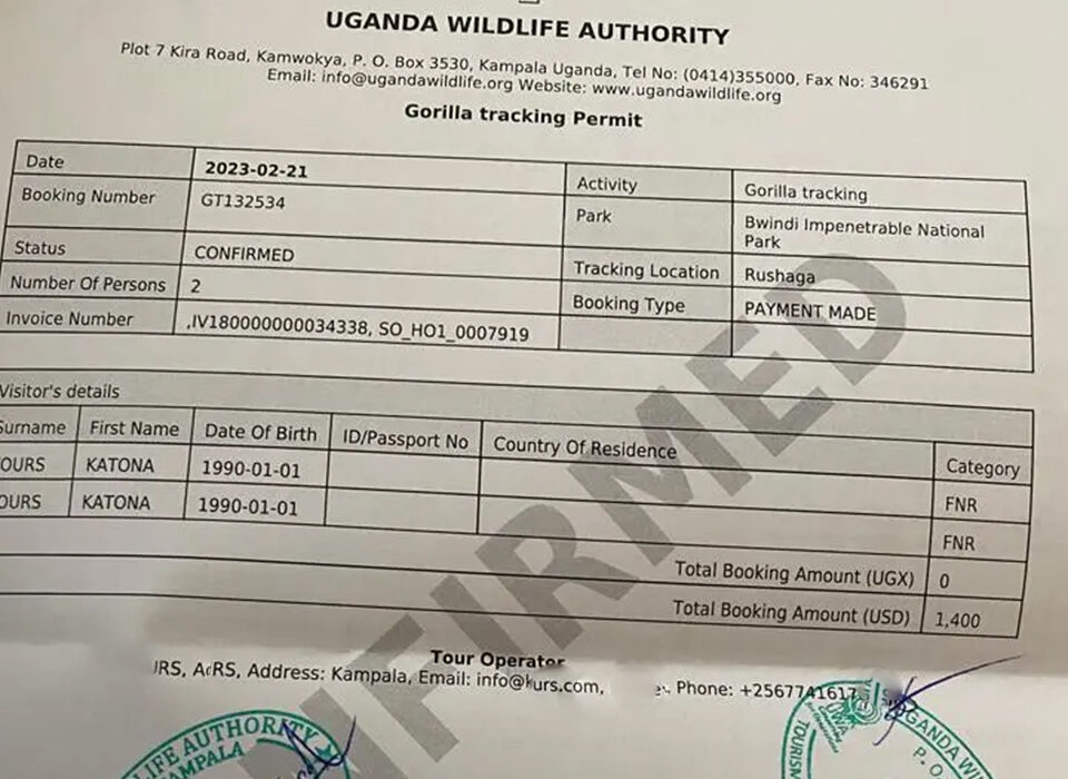 Are Gorilla & Chimp Permits Refundable in Uganda?